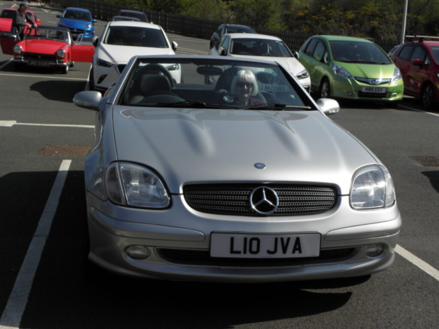 Mercedes SLK. Chris and Mary Paton