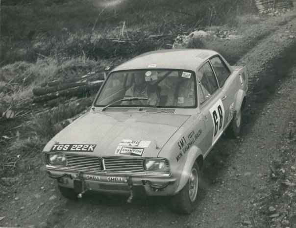 Eileen & Myself - The Valentine Rally 1972.