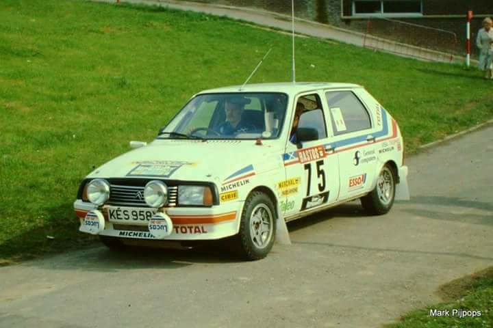 Citroen Visa Trophee Haspengouw International Rally Belguim  1983