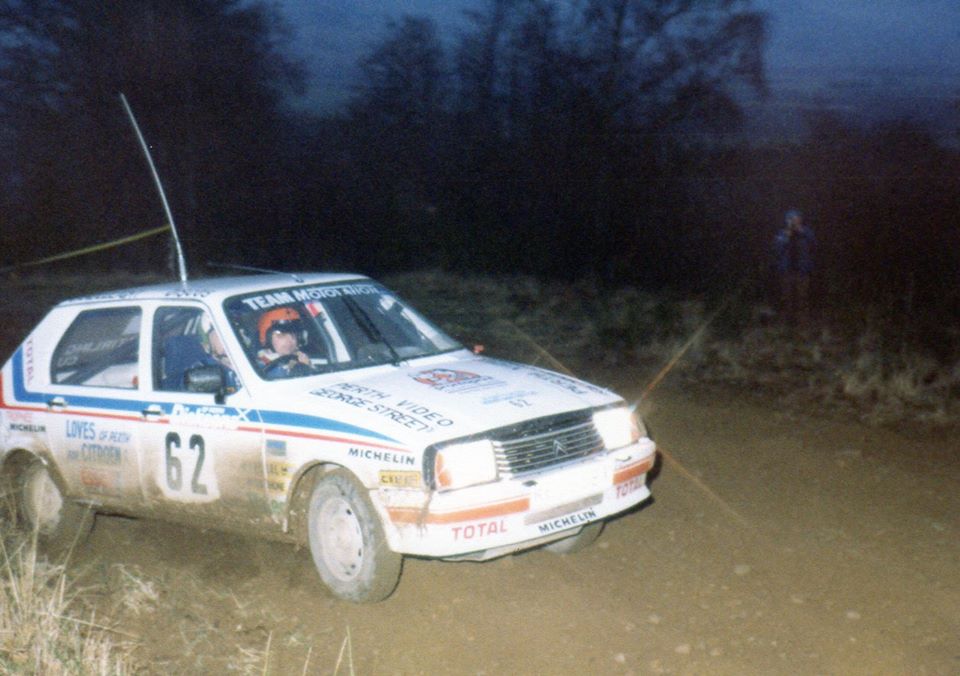 Citreon Visa Trophee Hackle Rally 1983.